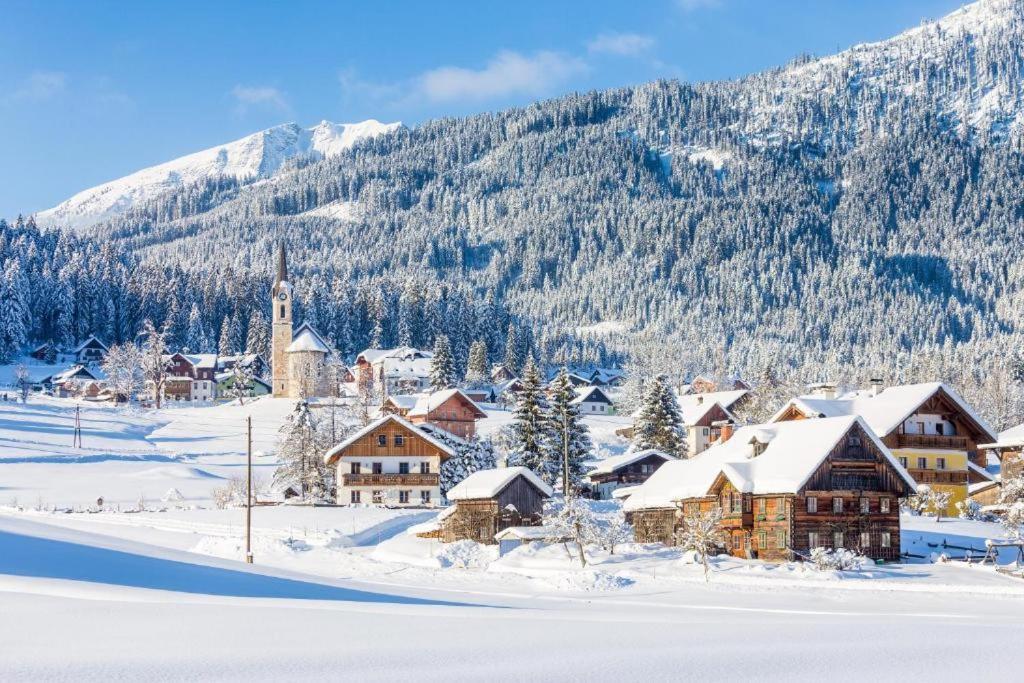 Das Almsternderl - Gemutliche Wohnung In Gosau Buitenkant foto